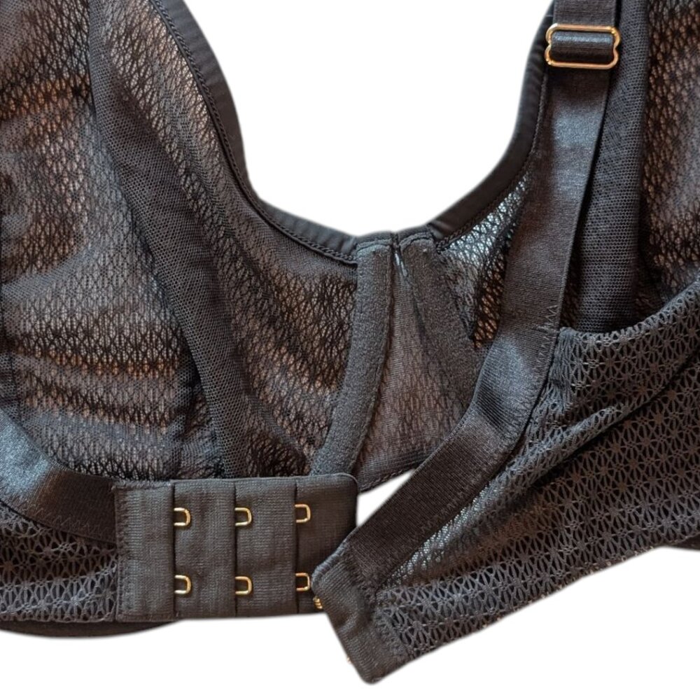 ThirdLove | Unlined Modern Mesh Scoop Bra | 42C | Dark Grey - Picture 6 of 9